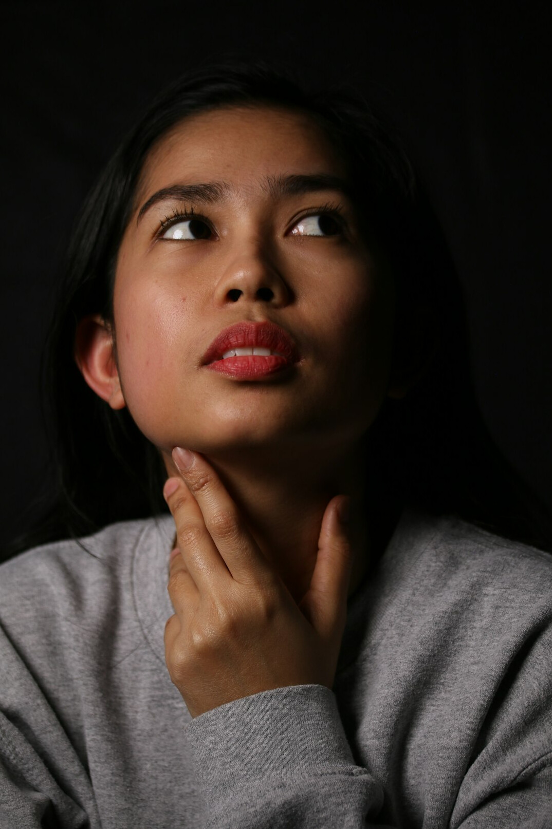 Studio portrait of a young Latina woman researcher